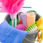 cleaning house without harsh chemicals-safe for baby